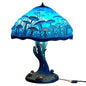 Artistic Glass Mushroom Table Lamp