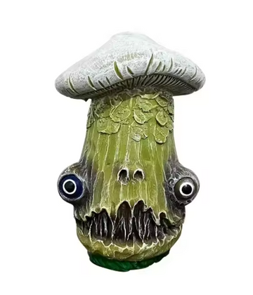 Funny Mushroom Figurines – Resin Cartoon Statues