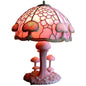 Artistic Glass Mushroom Table Lamp