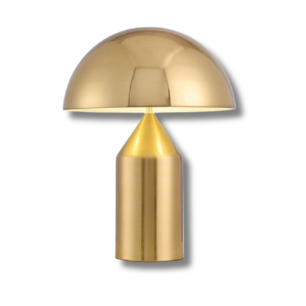 Luxury Metal Mushroom LED Table Lamp - Classic Design