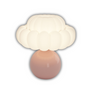 Cream French-Style Bedside Mushroom Lamp with Eye Protection Design