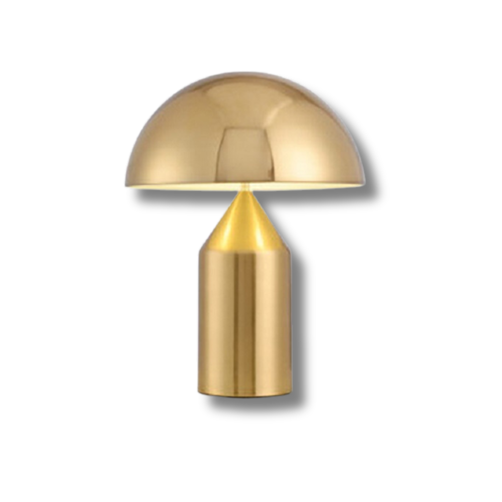 Luxury Metal Mushroom LED Table Lamp - Classic Design