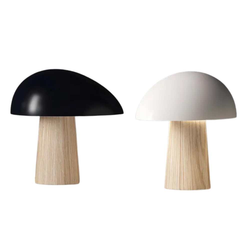 Night Owl-Inspired Mushroom Table Lamp