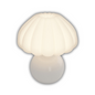 Cream French-Style Bedside Mushroom Lamp with Eye Protection Design