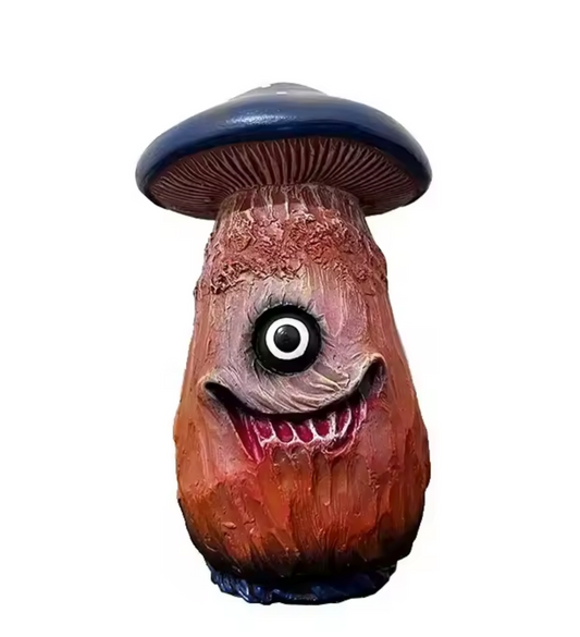 Funny Mushroom Figurines – Resin Cartoon Statues